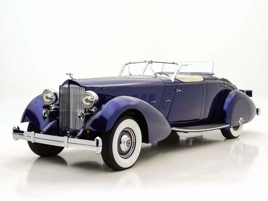 1937 Packard Twelve Cabriolet Dual Cowl