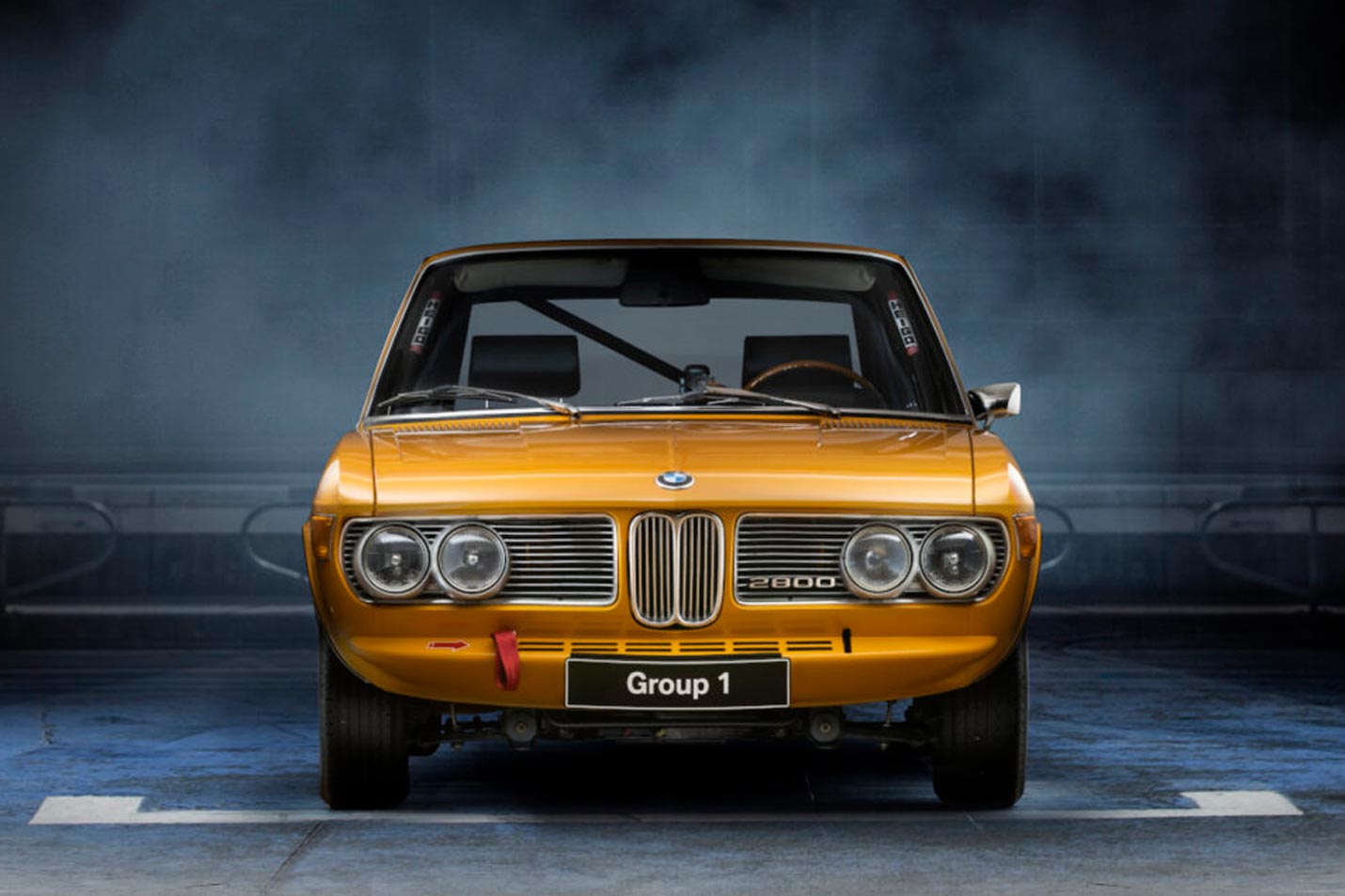 Orange BMW Front Grill